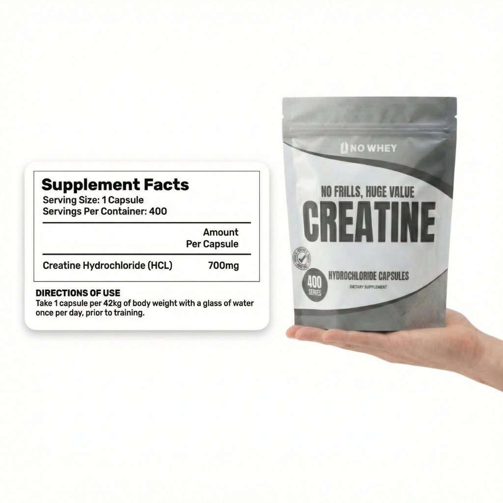 Creatine Hydrochloride 400 Capsules