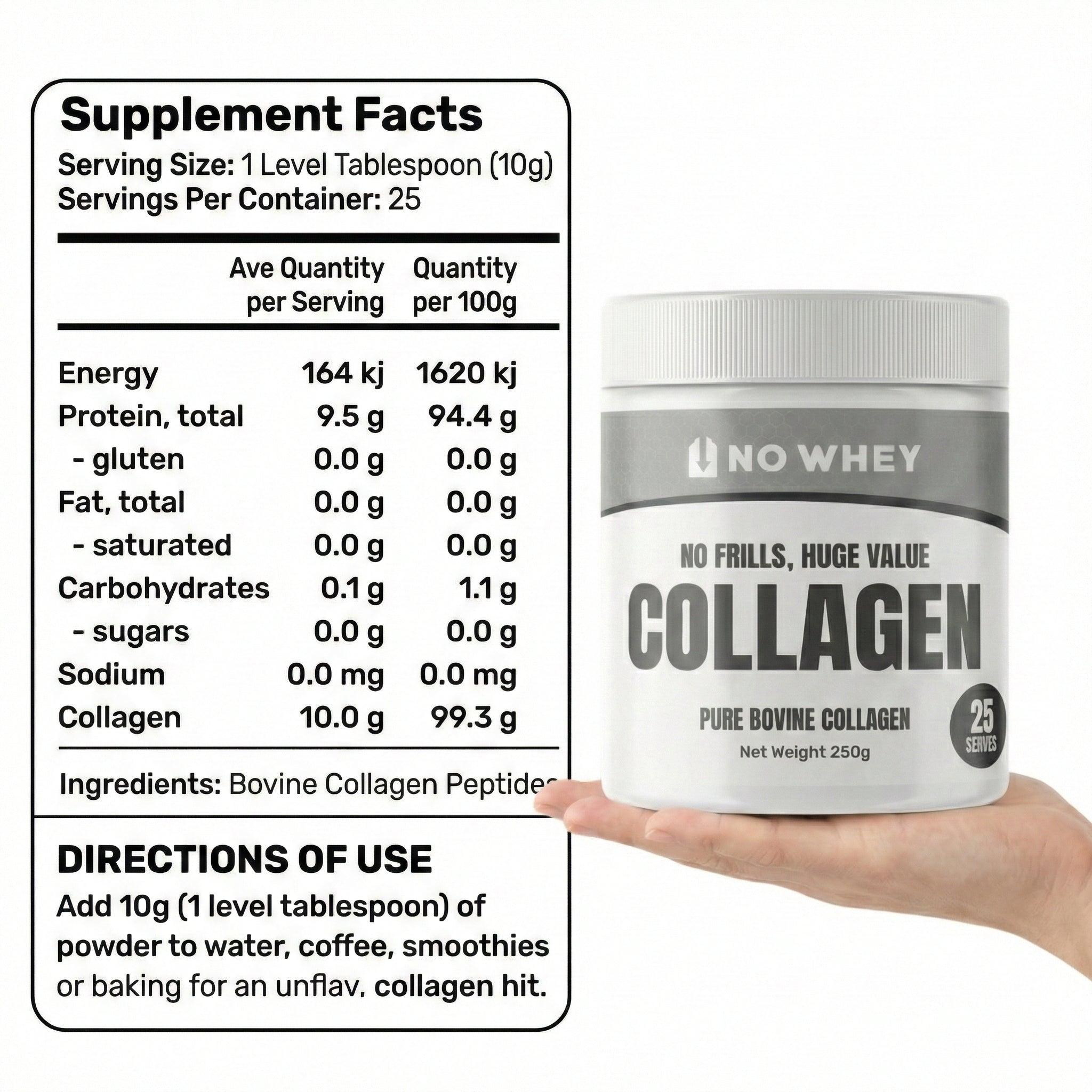 Bovine Collagen 250g