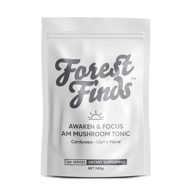 NoWhey Naturals AM Mushroom Tonic 120 serves stand-up pouch