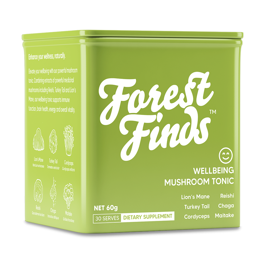 NoWhey Naturals Wellbeing Mushroom Tonic 30-serve tin