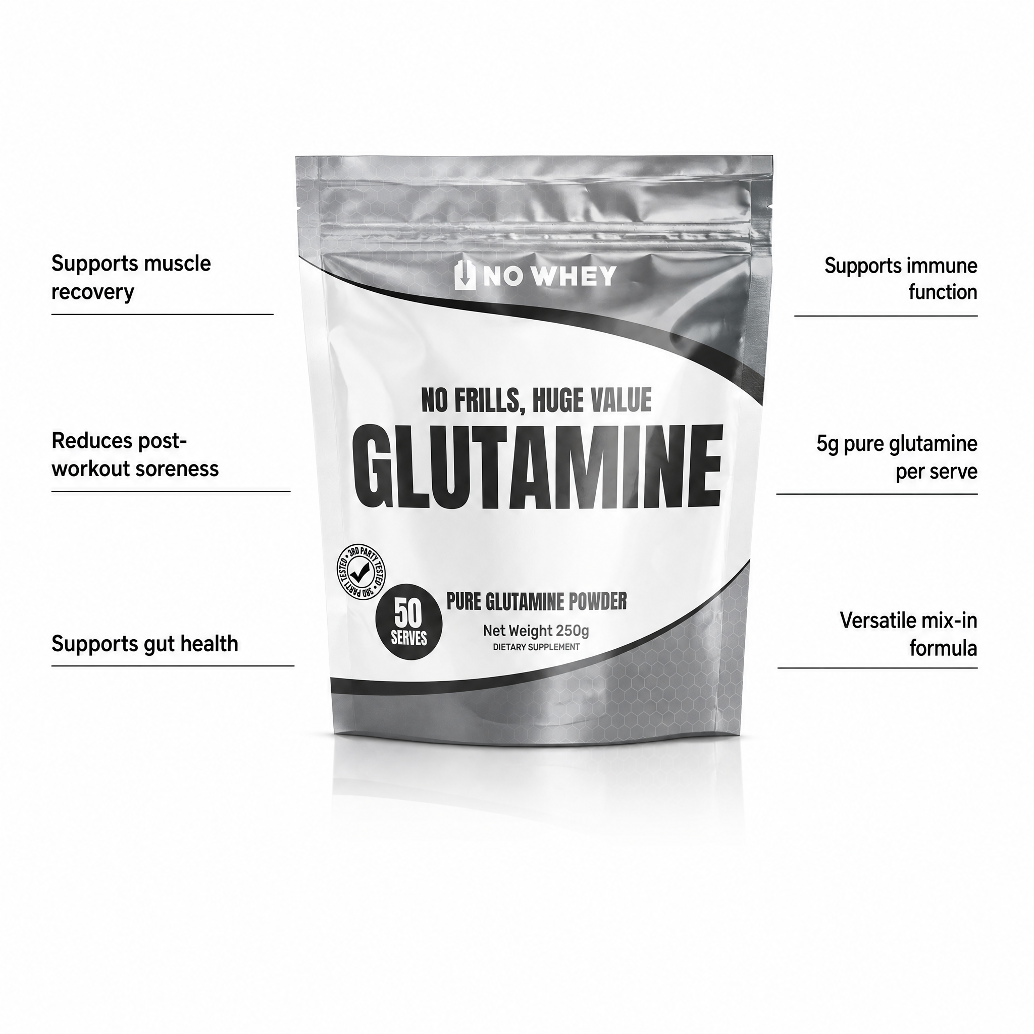 glutamine-250g benefits